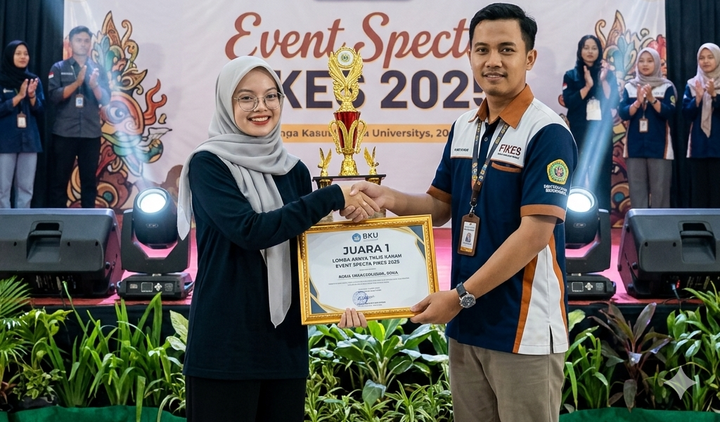 Selamat & Sukses: Gina Wulandari Raih Juara 1 Nasional Lomba Karya Tulis Ilmiah di Event Specta FIKES 2025